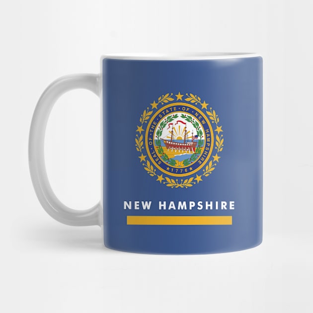 New Hampshire State Flag by Rebus28